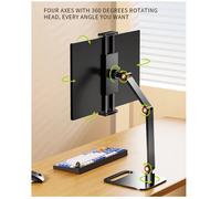 Portable Monitor Stand Adjustable 360 Swivel Bracket Tablet Holder Co