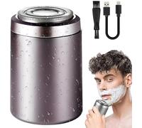 Portable Multifunctional Electric Shaver, IPX7 Waterproof Mini Portable Electric Shaver, Sopami Mini Shaver, Wet & Dry Shaving Machine, Pocket Travel USB Rechargeable (purple)