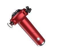 Portable Muscle Massager, Deep Tissue Massage Machine, Handheld Back Massager, 11x4.5x18.5cm Adjustable Speed Massager, Percussion Muscle Massager, Compact Massage Device for Athletes, Black/Grey/Red