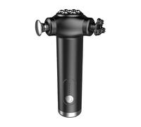 Portable Muscle Massager, Deep Tissue Massage Machine, Handheld Back Massager, 11x4.5x18.5cm Adjustable Speed Massager, Percussion Muscle Massager, Compact Massage Device for Athletes, Black/Grey/Red