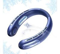 Portable Neck Fan - 5-Speed Bladeless, Wearable, USB Rechargeable, Quiet, T