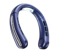 Portable Neck Fan 5 Speeds Foldable USB Rechargeable With Display Travel