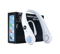 Portable Neck Fan | Quiet 5-Speed Wearable Appliance | Wind Blowing Neck