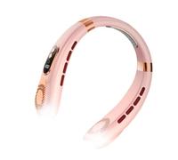 Portable Neck Fan with LED Light | Wearable Bladeless 5 Speeds USB