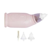 Portable Nose Sucker, Powerful Suction Nasal Aspirator, Handheld Travel Size with Hygienic Case, Soft Silicone Tip Cleaner for , Child Device with Low Noise Motor