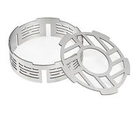 Portable Outdoor Camping Stove - Riscaldamento a caldo Windproof Plate & Stove Windproof Ring | Comp Act Cookware Equipment For Backpacking, Hiking & Survival | Efficient Wind-Resistant Camping St