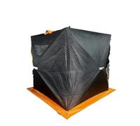 Portable Outdoor Ice Fishing Shelter With Windproof Windows & Carry Bag Spacious Interior With Ventilation