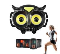 Portable Owl Shape Headlight - Bright LED Sensor Lamp, Mini Outdoor Beacon | Lightweight COB Illumination Device with Elastic Headband, Rechargeable Camping Light for Hiking Fishing Night Travel