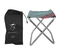 Portable Oxford Cloth Folding Stool, Lightweight Camping Folding Chair with High Strength Aluminum Frame, Compact Foldable Stool for Outdoor Fishing Picnic BBQ Travel and Sketching (Grande verde
