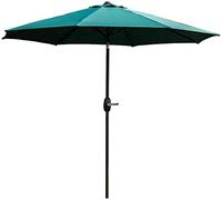 Portable parasols 2.7M Outdoor Garden Patio Umbrella UV70+, Crank And Tilt, Sun Shade for Outside Market Terrace Deck Yard Or Pool Side Outd