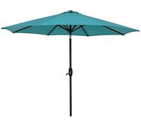 Portable parasols 2.7M Outdoor Garden Patio Umbrella UV70+, Crank And Tilt, Sun Shade for Outside Market Terrace Deck Yard Or Pool Side Outd