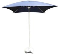 Portable parasols Square Patio Garden Table Umbrella, Outdoor Yard, Beach Commercial Event Market, Swimming Pool Side, 6.6ft /