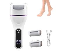 Portable Pedicure Tool Kit for Feet Care, Digital Display Callus Remover for Feet, Electric Foot Callus Remover, for Men Women Dry Callus Dead Skin (C#1)