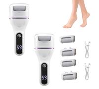 Portable Pedicure Tool Kit for Feet Care, Digital Display Callus Remover for Feet, Electric Foot Callus Remover, for Men Women Dry Callus Dead Skin (C#2)