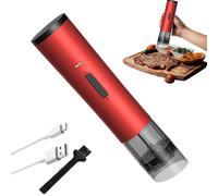 Portable Pepper Grinder - USB Charging Electric Mill, Single Handed Use Peppercorn Grinder | Adjustable Coarseness For Salt Peppercorns Cumin Spices Kitchen