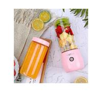 Portable Personal Size Blender, USB Rechargeable Mini Juicer Blender for Smoothies and Shakeson the go Travel Sports KitchenPink