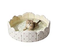 Portable Pet Pool - Thickened Dog Bathtub, Non-Inflatable Waterproof Design, Durable Pet Cooling Pool, Quick Setup And Storage | Beach Use During Travel And Warm Weather Adventures