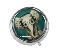 Portable Pill Case, 3 Compartments Portable Pills Container, Compact Medication Storage and Supplement Organizer, Ideal for Pocket, Purse, Travel, Daily Use,