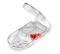 Portable Pill Cutter - Travel Tablet Splitter With Storage, User Friendly Pill Crusher | Compact Medicine Cutter For Home Travel Daily Life Easy Use Convenient Health Medication Tool Essential