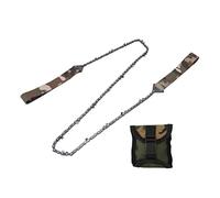 Portable Pocket Chainsaw 36 Inch, Hand Pulled Chainsaw, High Range Folding Survival Chain Saw with 16 Cutters and 49 Links, Made of Manganese Steel for Outdoor Camping Back