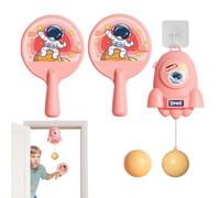 Portable Pong PaddleSet Hangings Table Tennis Paddle Exerciser Set |