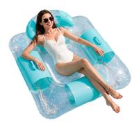Portable Pool Lounger, Floating Water Chair, Large PVC Recliner Float