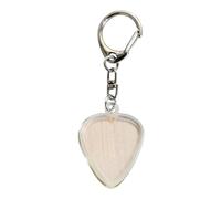 Portable Portachiavi Stand Plettri Chitarra | Trasparente a Forma di Cuore per la visualizzazione di plettri - Musica Trasparente per Musicisti Amatori, Musicali Per Concerti Classi