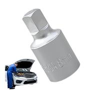 Portable Precision Metal 3/8 Inch Drive Socket, Drain Plug Remover