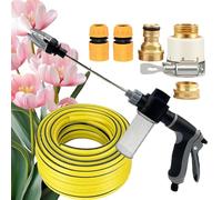 Portable Pressure Washer - Adjustable Water Nozzle with Non Slip Grip | Strong Build Compact Cleaning Tool & Versatile Washing Accessory for Cars, Homes, Porches and Outdoor Spaces