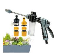 Portable Pressure Washer, Threaded Joint Adjustable Spray Cleaning Plant Sprayer Garden Hose Connector for Outdoor Yard, Lawn, Patio, Plants, Flowers, Landscape, Car Washing, and Home Cleaning