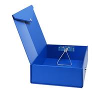Portable Project Case, File Box, Binder Files Storage, Paper Storage Box, Desktop File Organizer, Waterproof Protection Integrated Lid Design for Storing A4 Documents Document Storage