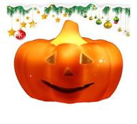 Portable Pumpkin Glow Light - Kids Halloween Light Up Decor, Cute Spooky La