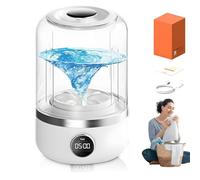 Portable Rechargeable Mini Washing Machine for Underwear, Underwear Washer, Wireless Portable Laundry cup, Rechargeable small washing machine, for Home, Camping, Apartment, Travel (White)