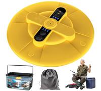 Portable Rechargeable Silent Floating Oxygen Pump, Quiet Aquarium Air Pump with USB Rechargeable Aerator, Dual Outlets for Fish Tank and Bait Bucket, Outdoor Fishing and Power Outages(1Pc)
