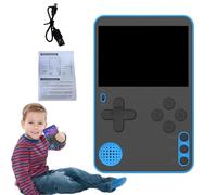 Portable Retro Game Console, Handheld Video Game Machine, ABS USB Rechargeable Device, Compact Lightweight Design, Preloaded Classic Games, Kids And Adults, 6.4x10.1x6.5cm