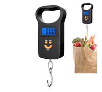 Portable Scale, Hand Digital Scales, 2.95x7.87 Inch Accurate Weight Measurement Tool 50kg Capacity & Travel Fishing Accelerate, Multi Purpose Use for Suitcase, Cooking, Shipping, Baggage, and Hunting
