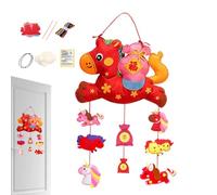 Portable Sewing Kit, Horse Theme Craft Set, 9.1x5.9 Inches Hand Sewing Kit with Complete Tools, Craft Bag Design, Professional Stitching Style with Compact Organization, Hobby Accessory for Adults