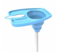 Portable Shampoo Basin - Foldable Vertical Design, Drain Hose System, 20.28x15.79x10.31inch Elderly Disabled Patient Support | Home Salon Hair Wash Supply, Bedside Hair Washing Use