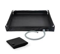 Portable Shower Pan, Bathing Base Floor, Lightweight Camping Shower Base with Drain Hose, Non-Slip Design for Indoor Outdoor Use, Ideal for Pets, Kids, and Travel Hygiene Solutions