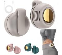 Portable Silent Mini Bladeless Electric Fan,3 Speeds Adjustable Hands Free Waist Clip Electric Fan,Small Fans for Waist Clips,for Outdoor,Office,Travel,Camping,Gift