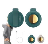 Portable Silent Mini Bladeless Electric Fan, Mini Bladeless Fan, Hand Held fan, Clip On Waist & Neck Fan, Cooling-fan With 3-Speeds, For Outdoor/Travel/Office/Sports (Green)