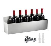 Portable Single Speed, Rail Stainless Steel, Heavy-Duty Liquor Organizer | Compact Syrup Bottle, Rack Sauce Beer, Can Cruets Drink, Water Cocktail Food, for Kitchen Living, Room Restaurant Coffee
