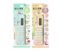 Portable Small Calculator - Compact Numeric Device, Lightweight Desktop Tool, Cute Study Desk Gadget, Digital Measurement Ruler Integrated Math Solution Learning Station School Use