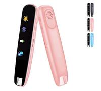 Portable Smart Scanning & Reading Translators, 112 Language Electronic Dictionary with Offline Online Translation, Translator Pen for Study, Work, Travel (Pink)