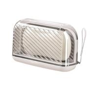 Portable Soap Case, Travel Soap Box, Leakproof Stew Holder, Draining Container, Lid Included, Ideal for Shower, Camping, Palestra, School, 4.5 X 3 X 1.5 Inches Trasparente, 1 Pack