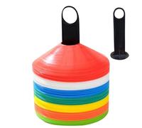 Portable Soccer Disc Cono Holder - Training Marker Rack Stand, Durable Drill Equipment Storage, Lightweight Agility Practice Rack With Carry Handle | Practical Soccer Cone Organizer For Field Coaching