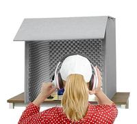 Portable Sound Booth Recording Equipment, Sound Isolation Room for Home Studio, Microphone Foam Booth Cube, Desktop Soundproof Cover, for Recording Studio Quality Audio