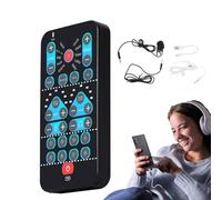 Portable Sound Card, Voice Changer Device, Live Streaming Audio Mixer, Enhance Your Online Streams, for Podcasting, and Recording, Study, Easy Plug and Play, Black Color