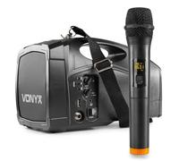 Portable speaker - Vonyx ST014 draagbaar omroepsyteem met draadloze handmicrofoon, Bluetooth en mp3 speler