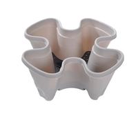 Portable Stackable Planter, Lightweight Vertical Planter, Vegetable Pot with Drainage, Indoor Outdoor Garden Container, Stackable Flower Planting for Patio Balcony Yard Gardening Home Lawn